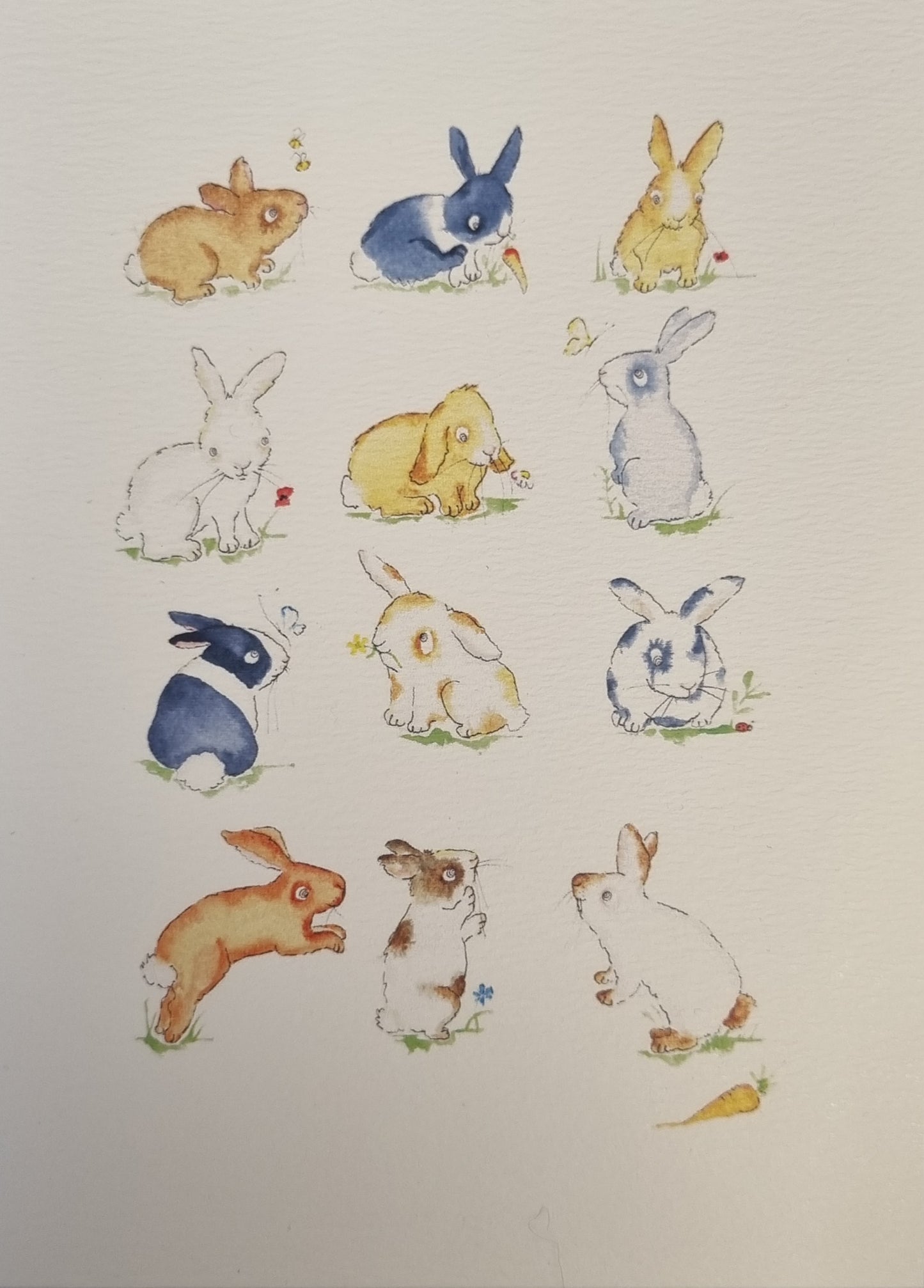 Monkey Boo Cards - Bunnies