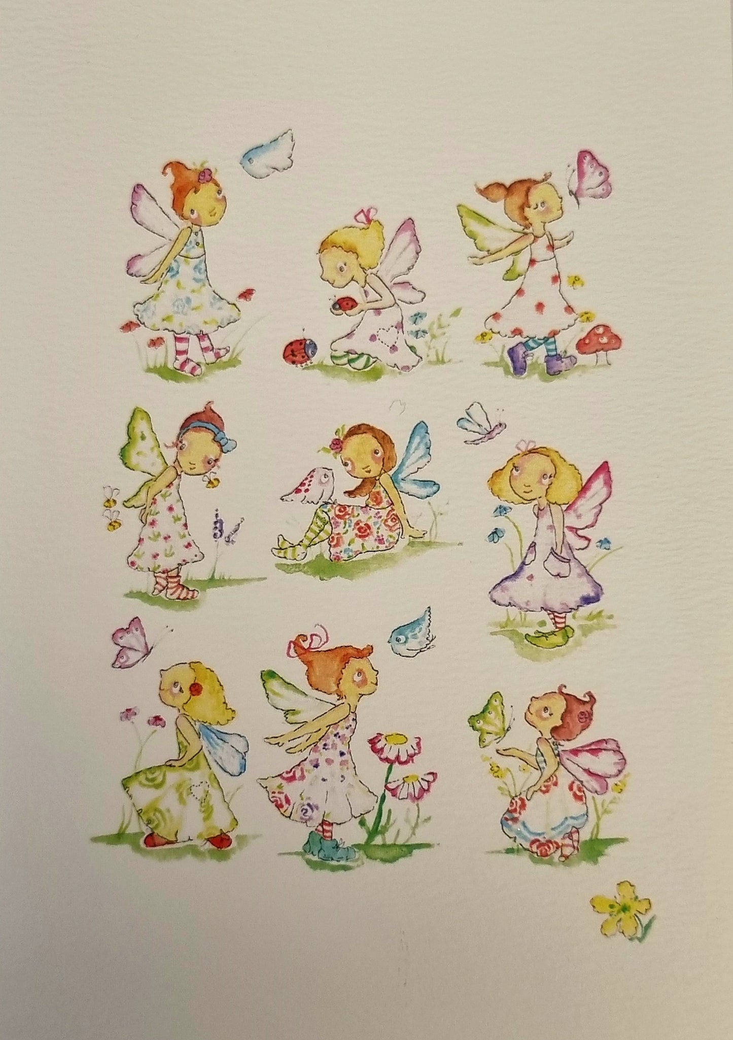 Monkey Boo Cards - Fairies