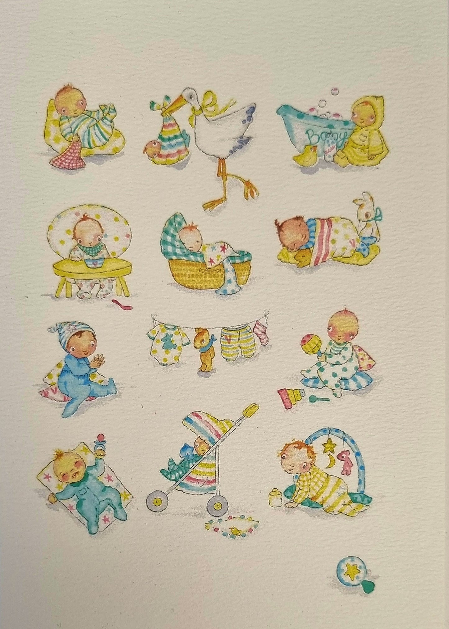 Monkey Boo Cards - Baby