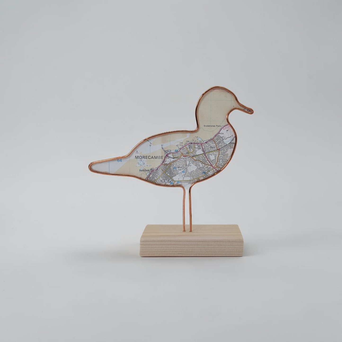 "Morecambe Gull" Wire Bird Sculpture | Like a Bird Out of Wire