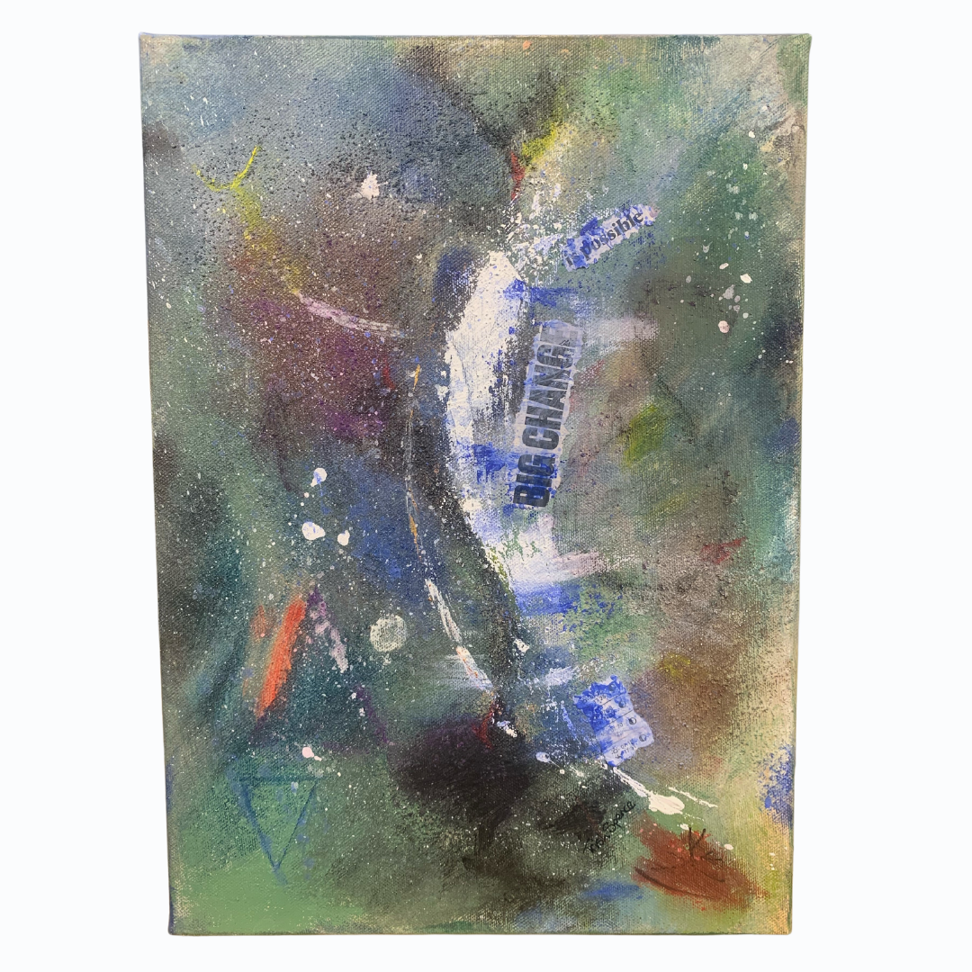 Big Change by Trish Spence - Mixed Media Original