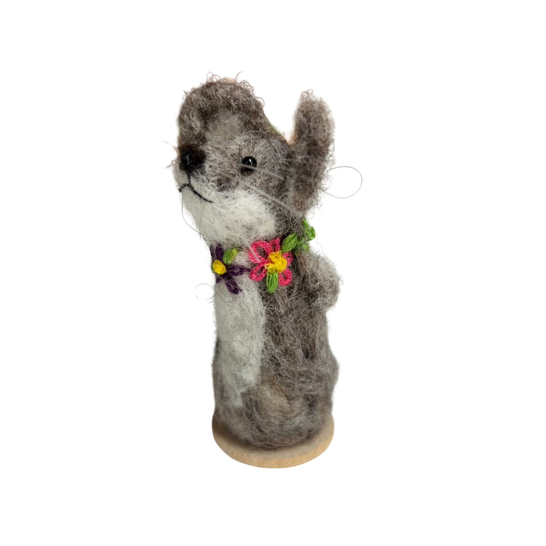 Felted Ornament - Small Mouse