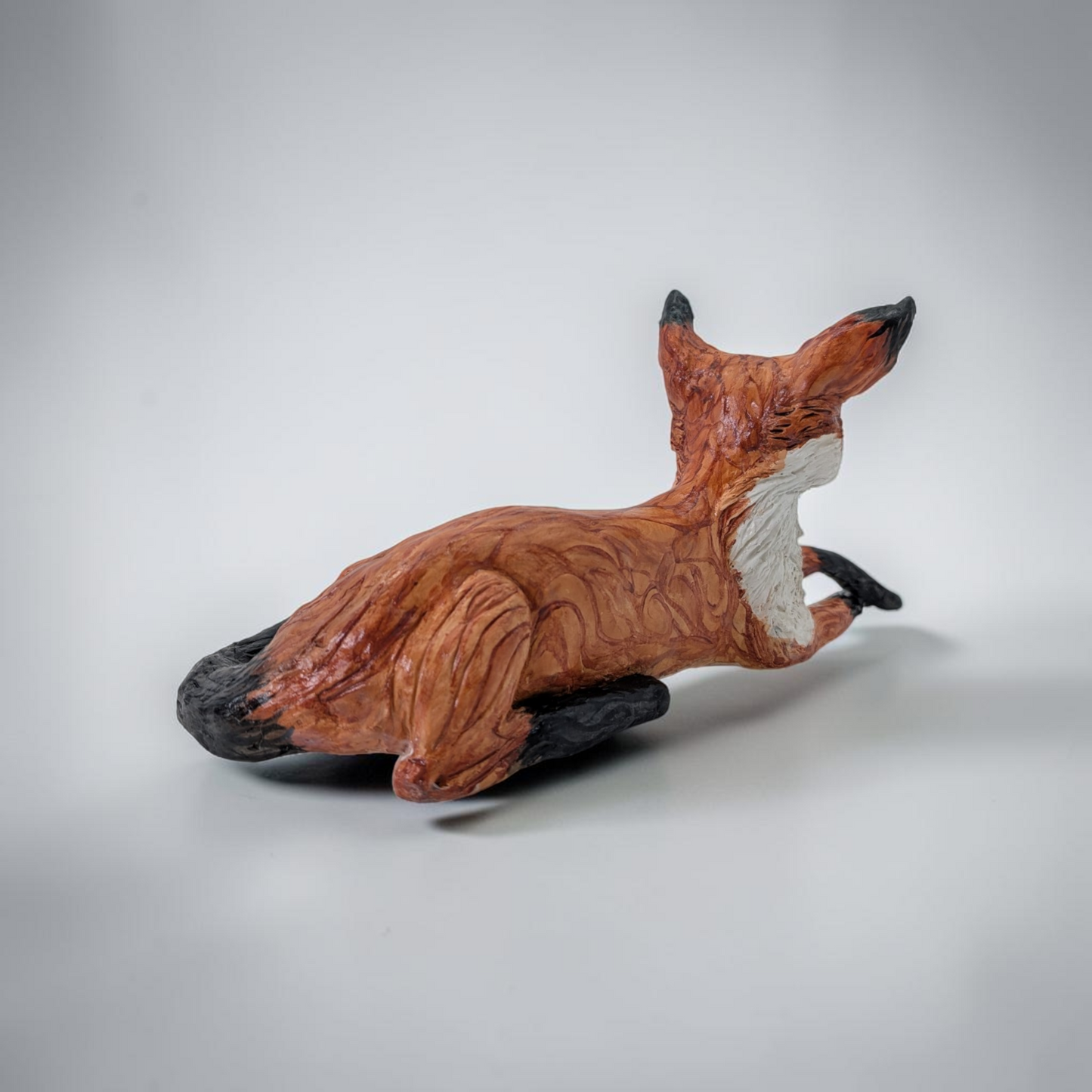 "Resting Fox" Original Clay Sculpture | Karen Pinkney