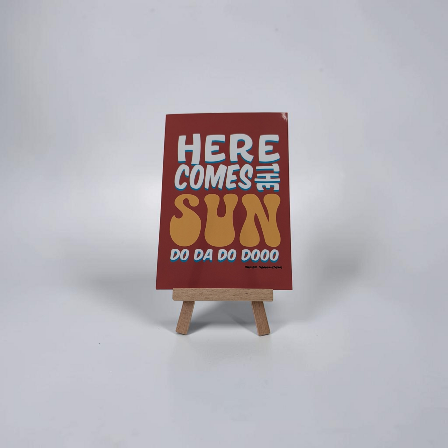 "Here Comes the Sun" Mini Print | Cry Baby Illustrations