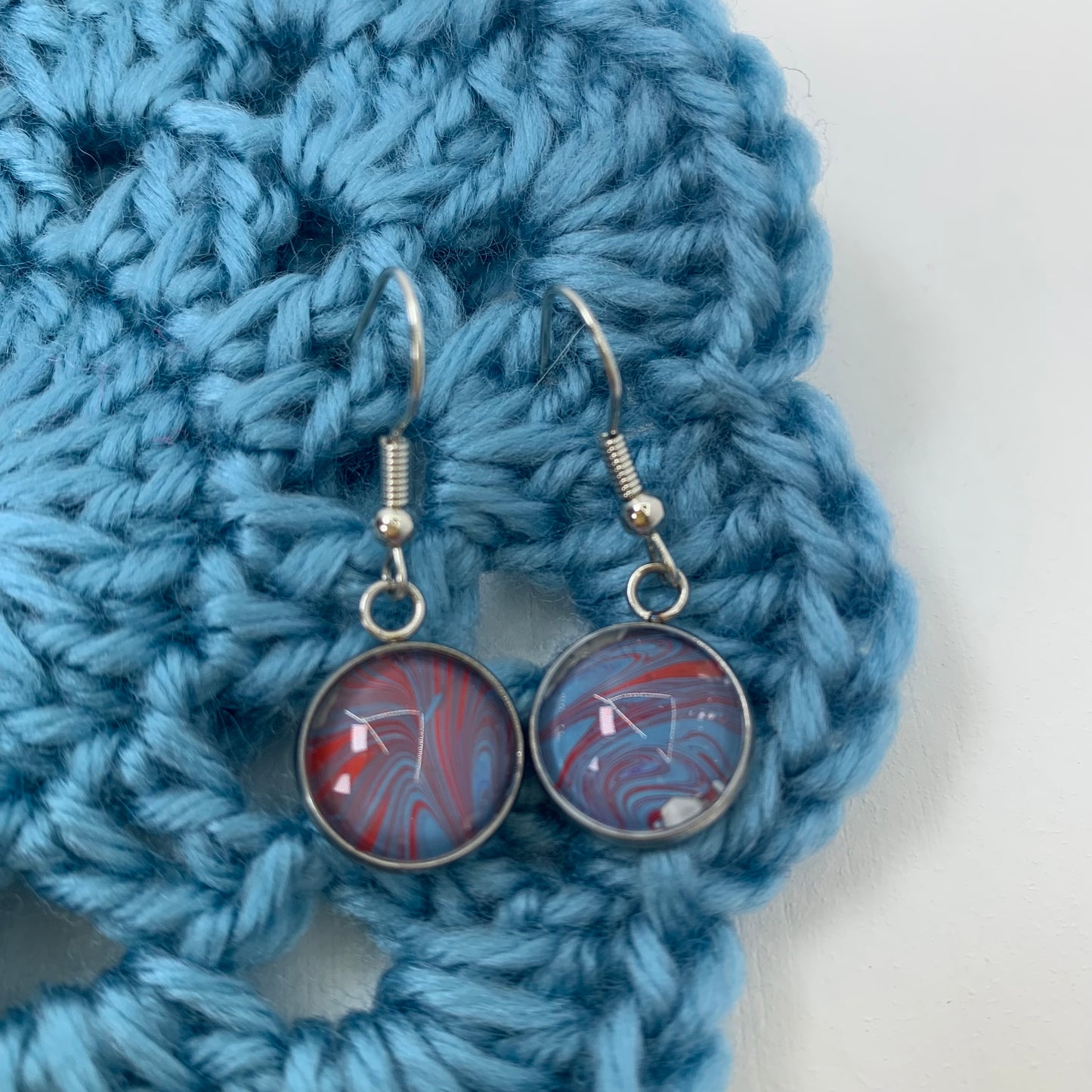 Abstract Circle Earrings