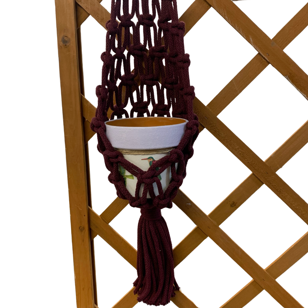 Macramé Net Hanging Plant Holder