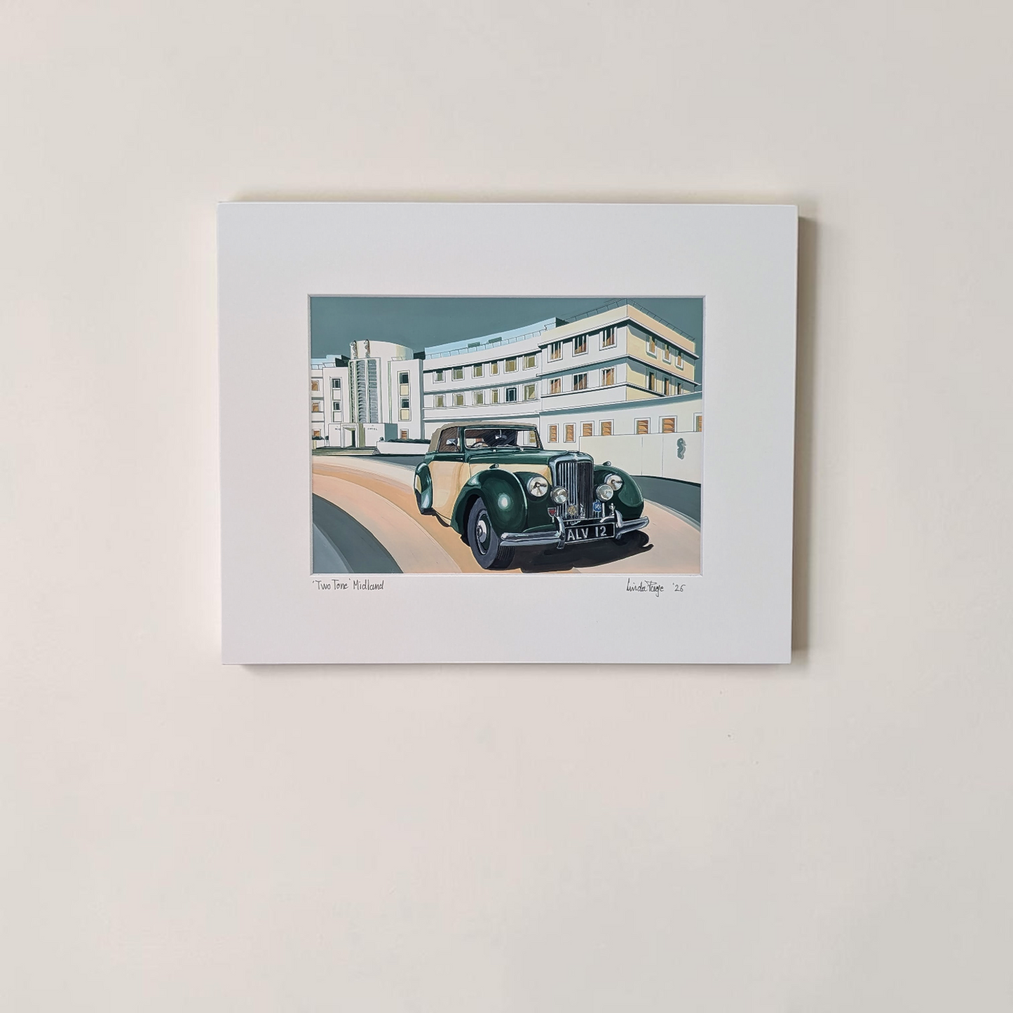 'Two Tone' Midland Art Print | Linda Page