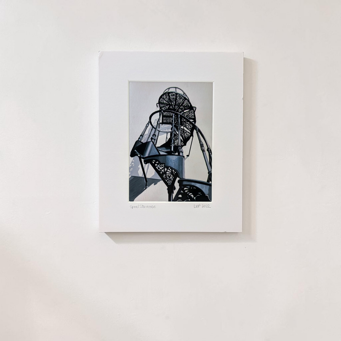 'Spiral Staircase' Art Print | Linda Page