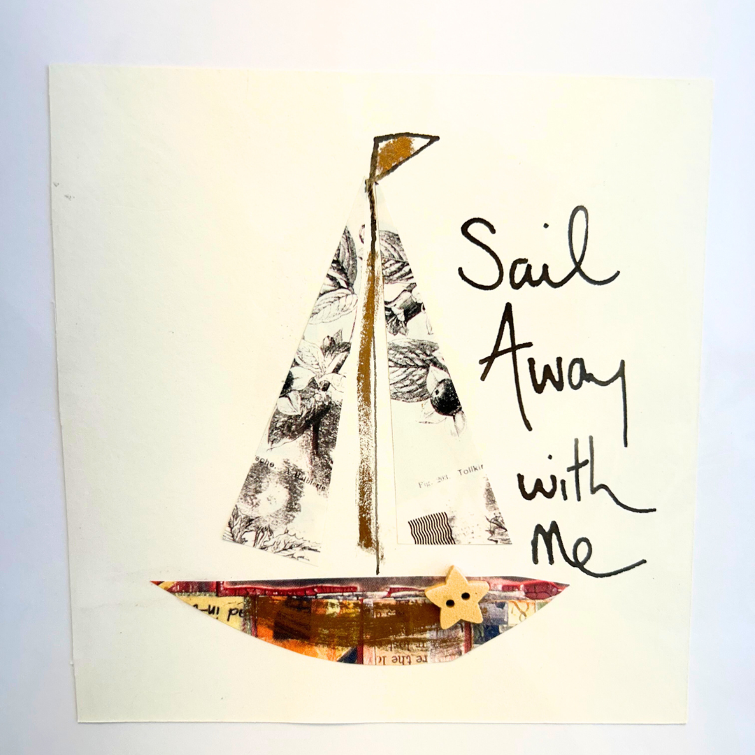 Seaside Canvas Greeting Cards