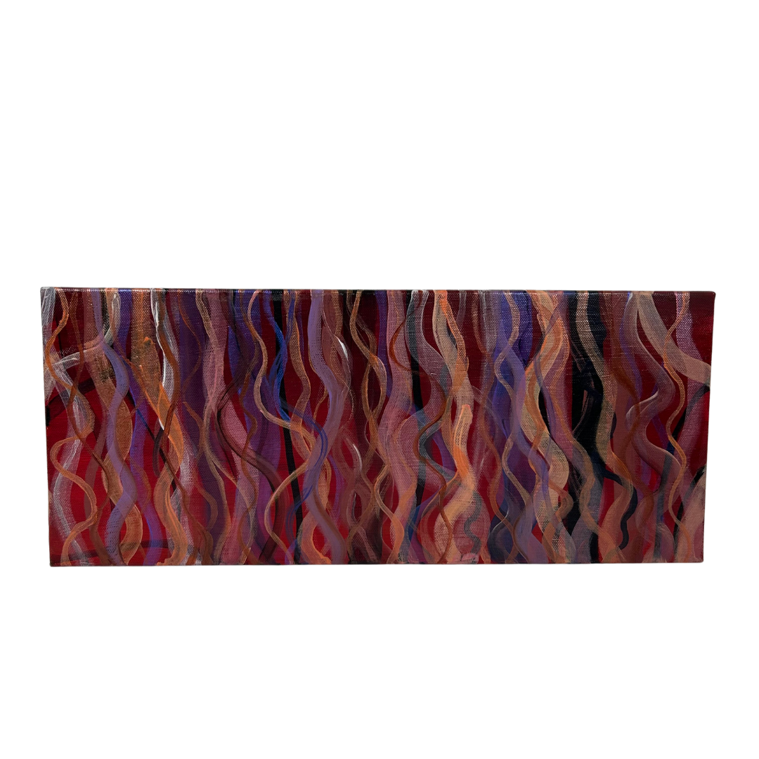 Abstract Painting Red