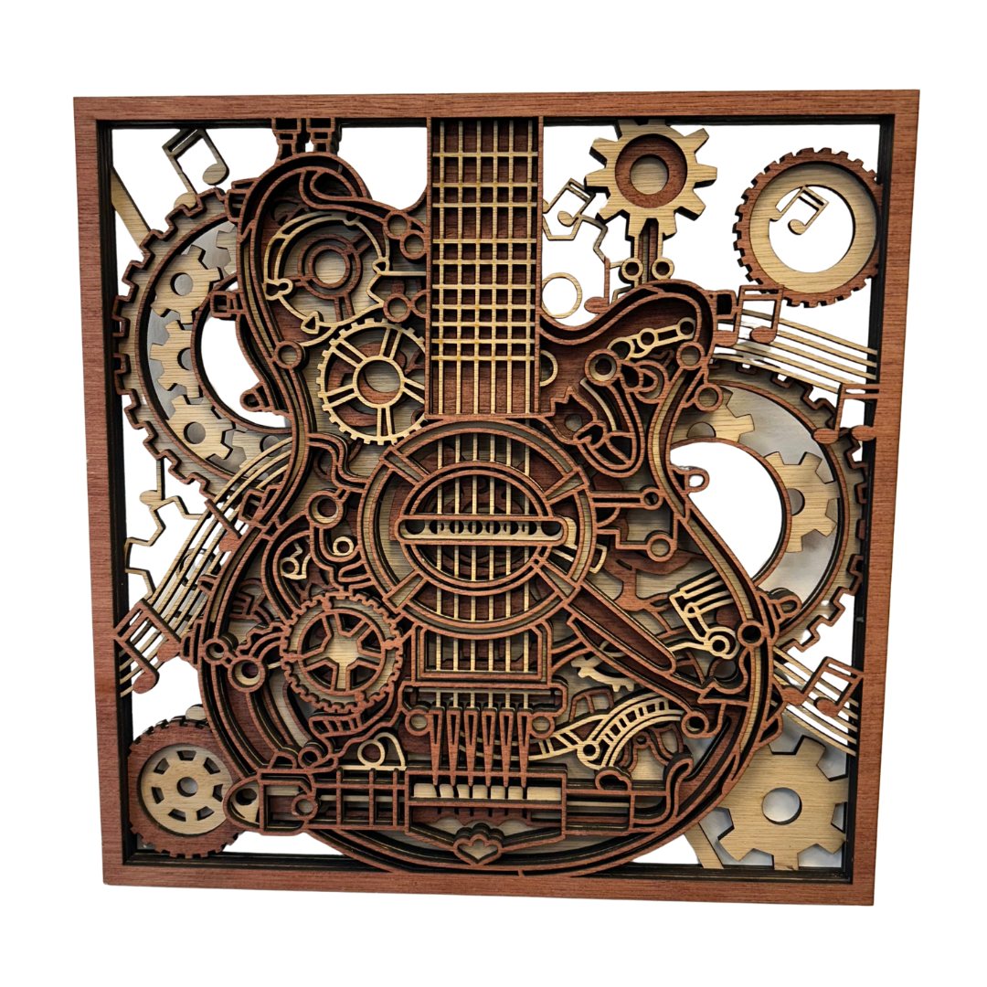 Laser Cut Wooden Artwork