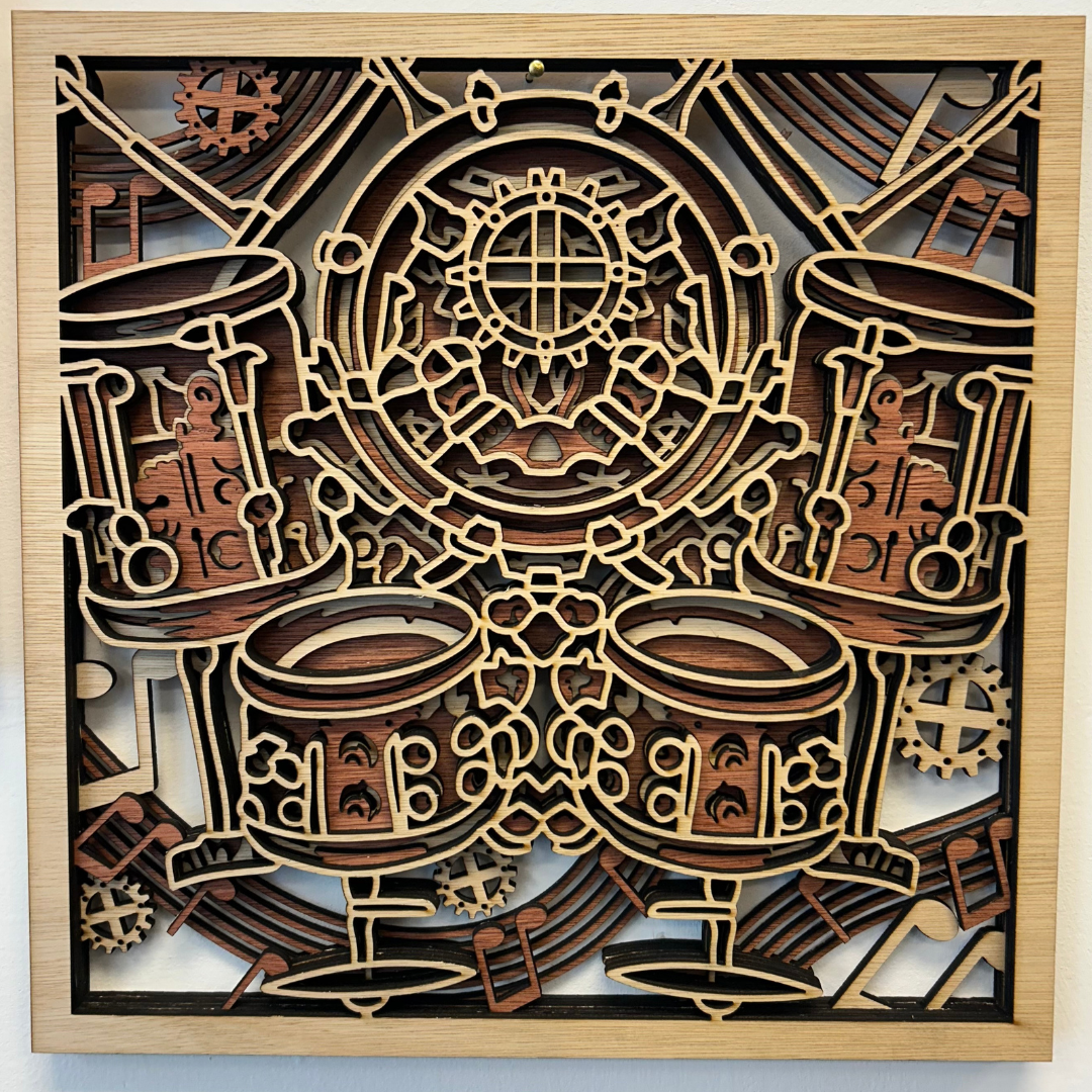 Laser Cut Wooden Artwork