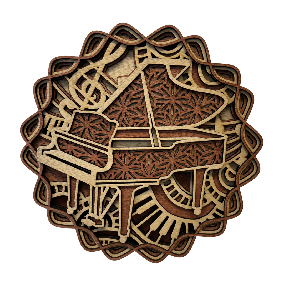Laser Cut Wooden Artwork