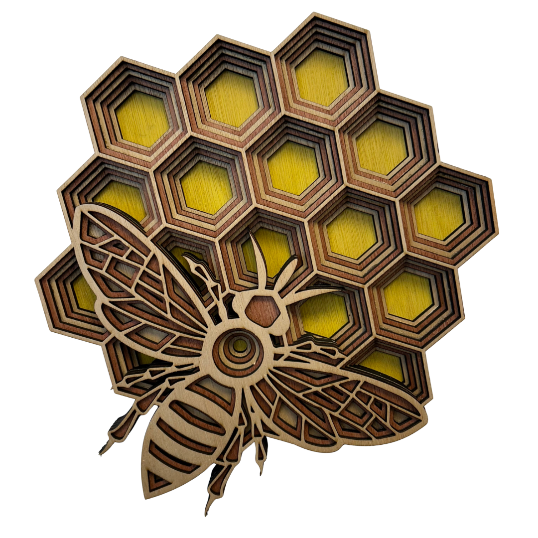 Laser Cut Wooden Artwork