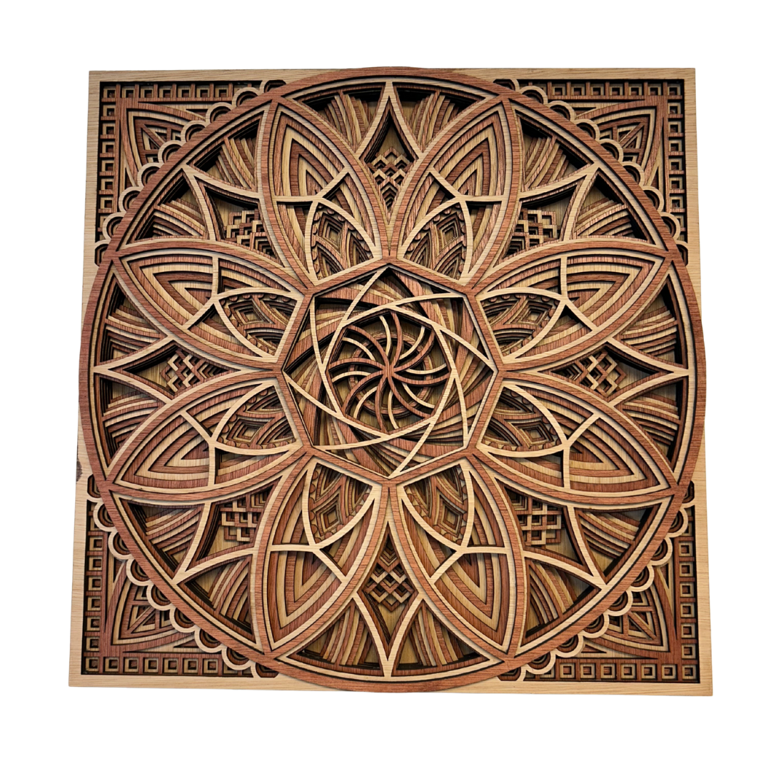 Laser Cut Wooden Artwork