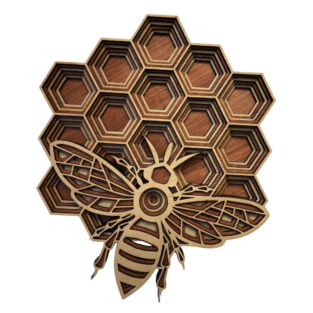 Laser Cut Wooden Artwork