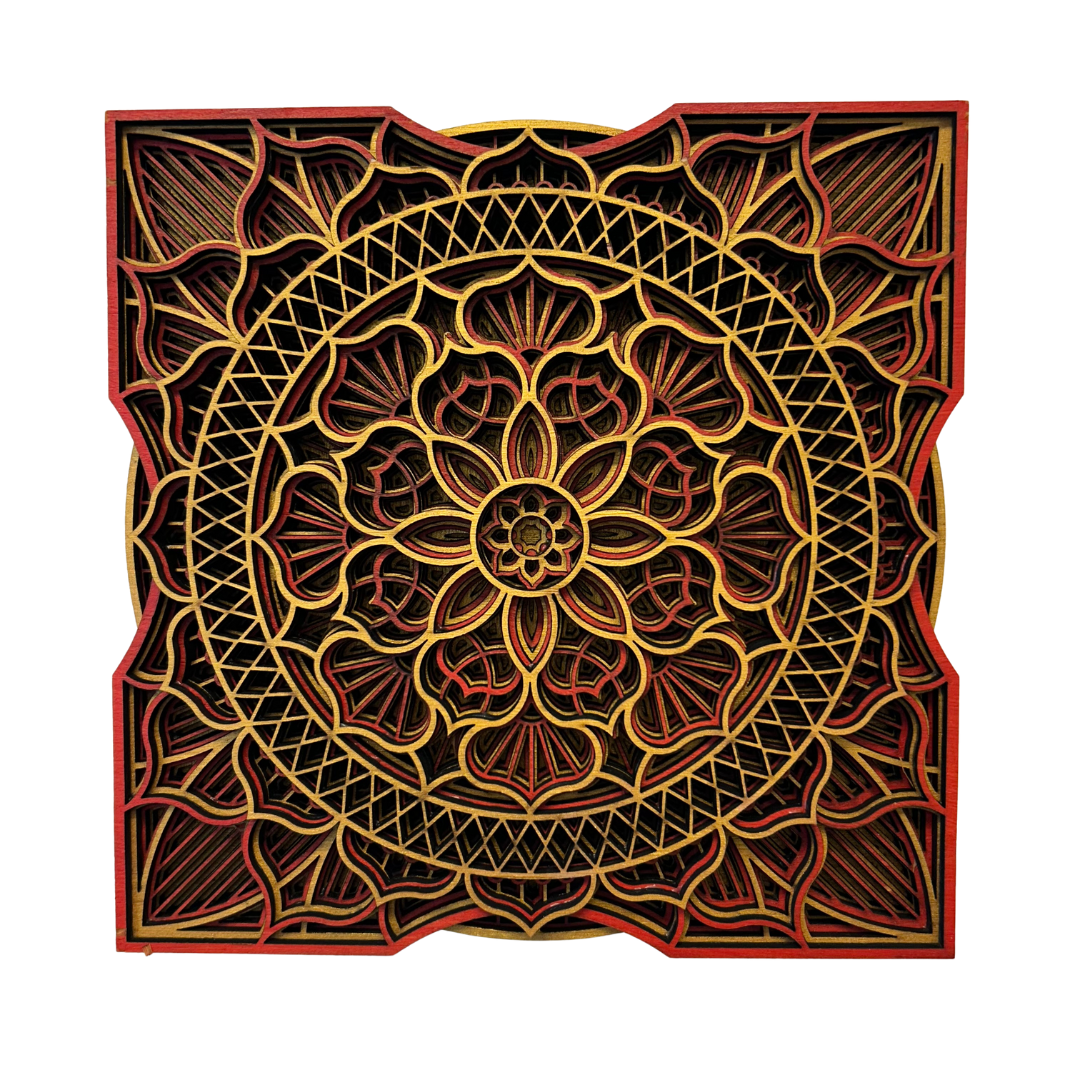 Laser Cut Wooden Artwork
