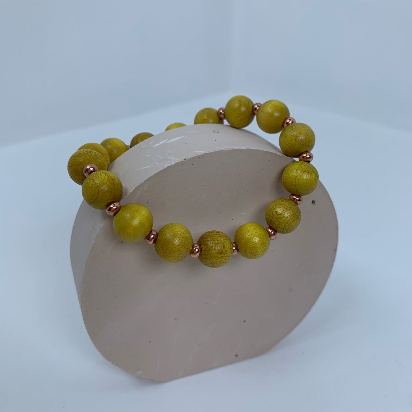 Handmade Wooden Bead Bracelet