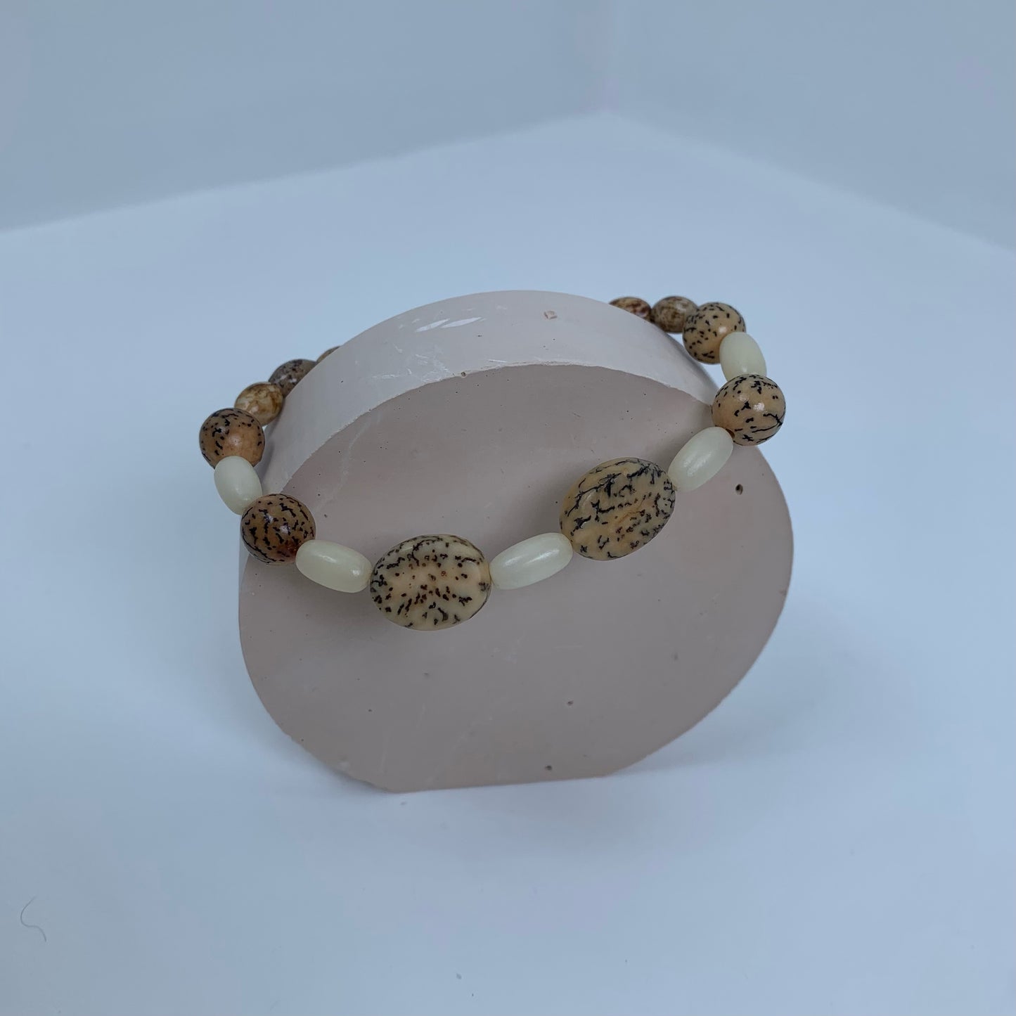Handmade Wooden Bead Bracelet
