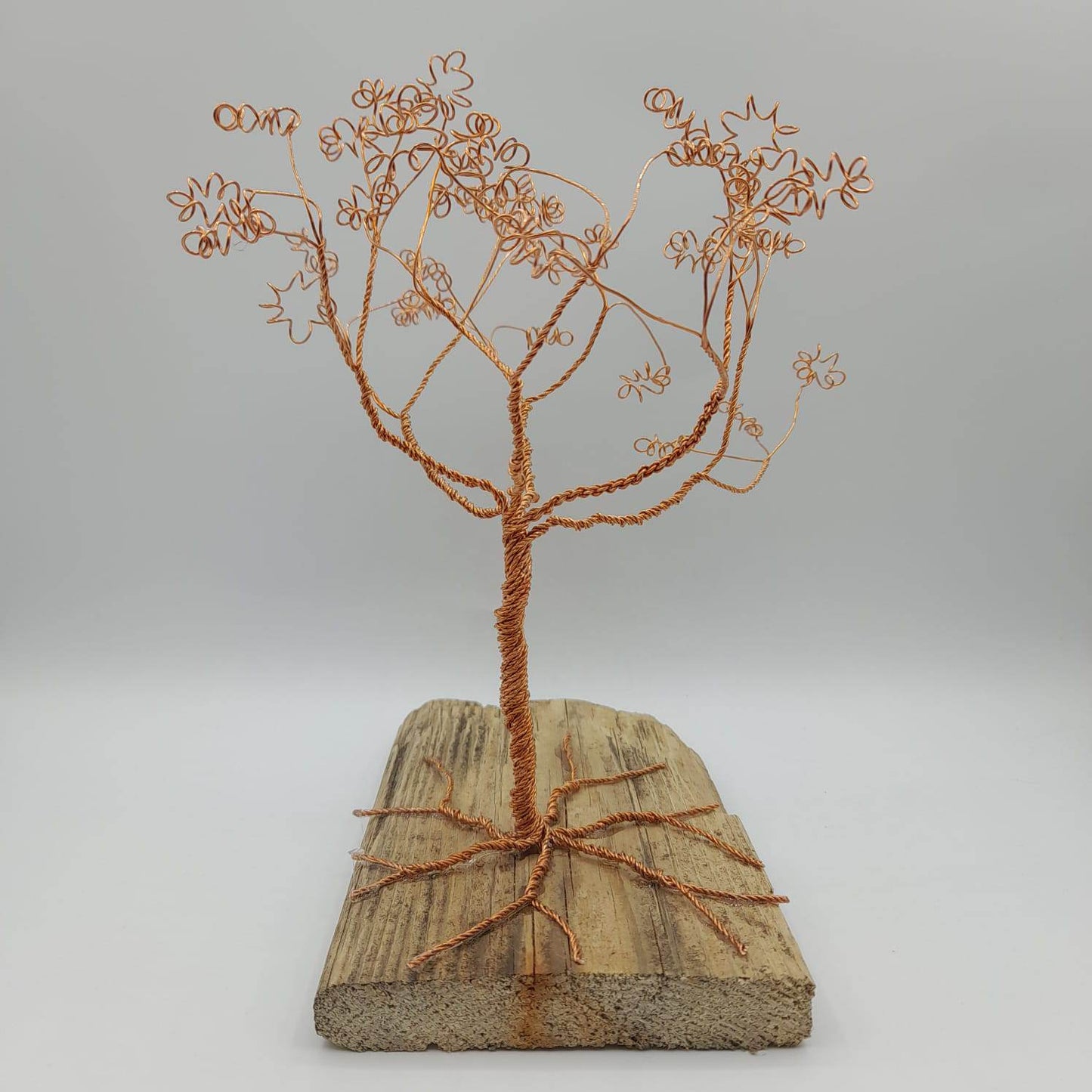 Handmade Wire Tree Sculptures