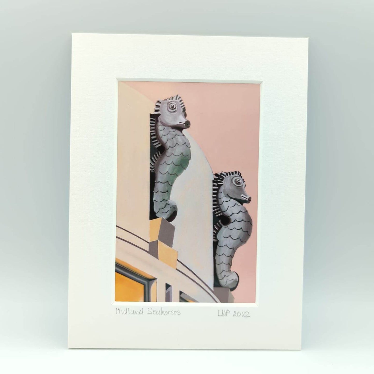Mounted illustrated Prints of Morecambe