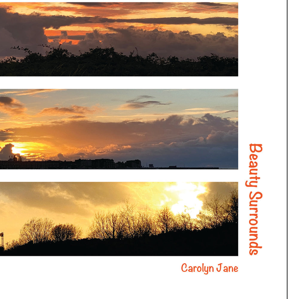 Morecambe Bay Sunset postcard