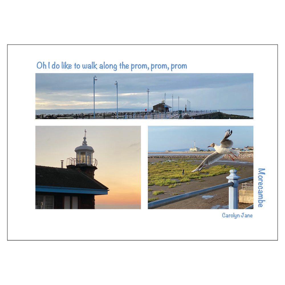 Morecambe Prom Postcard