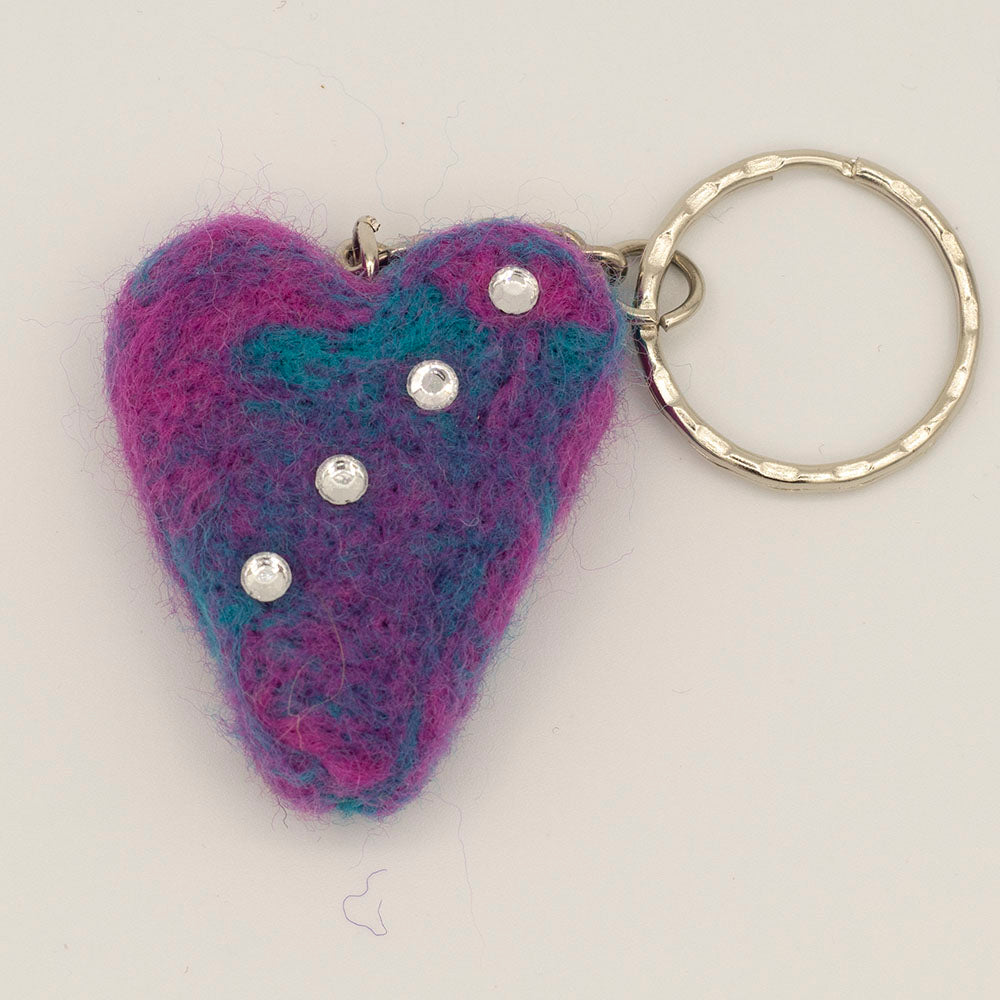 Needle felt Keyrings