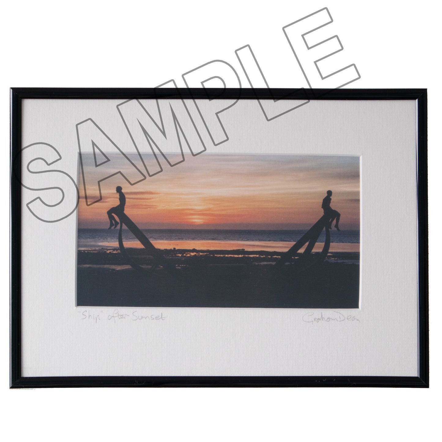 Framed postcards