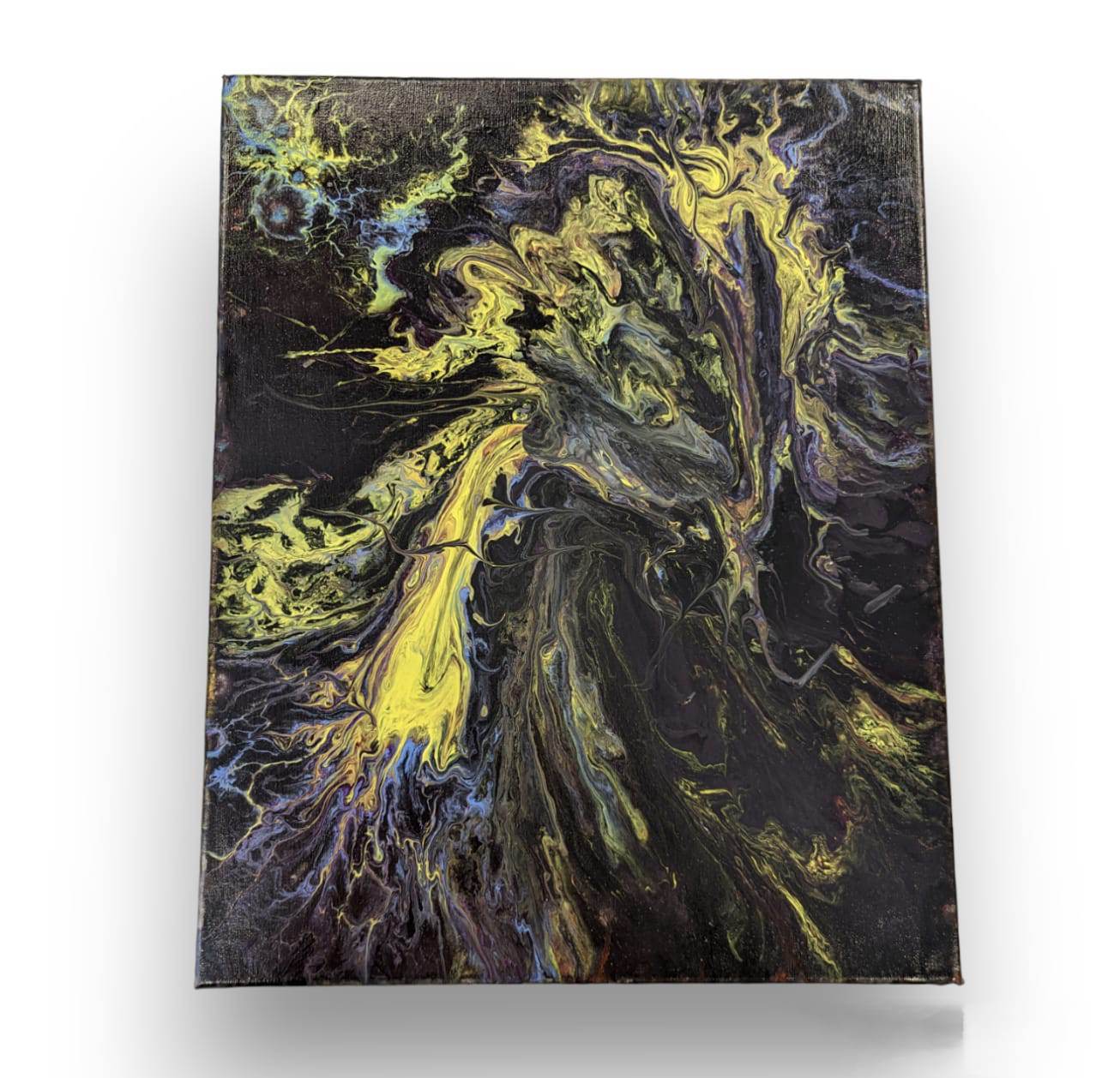 Paint poured pictures