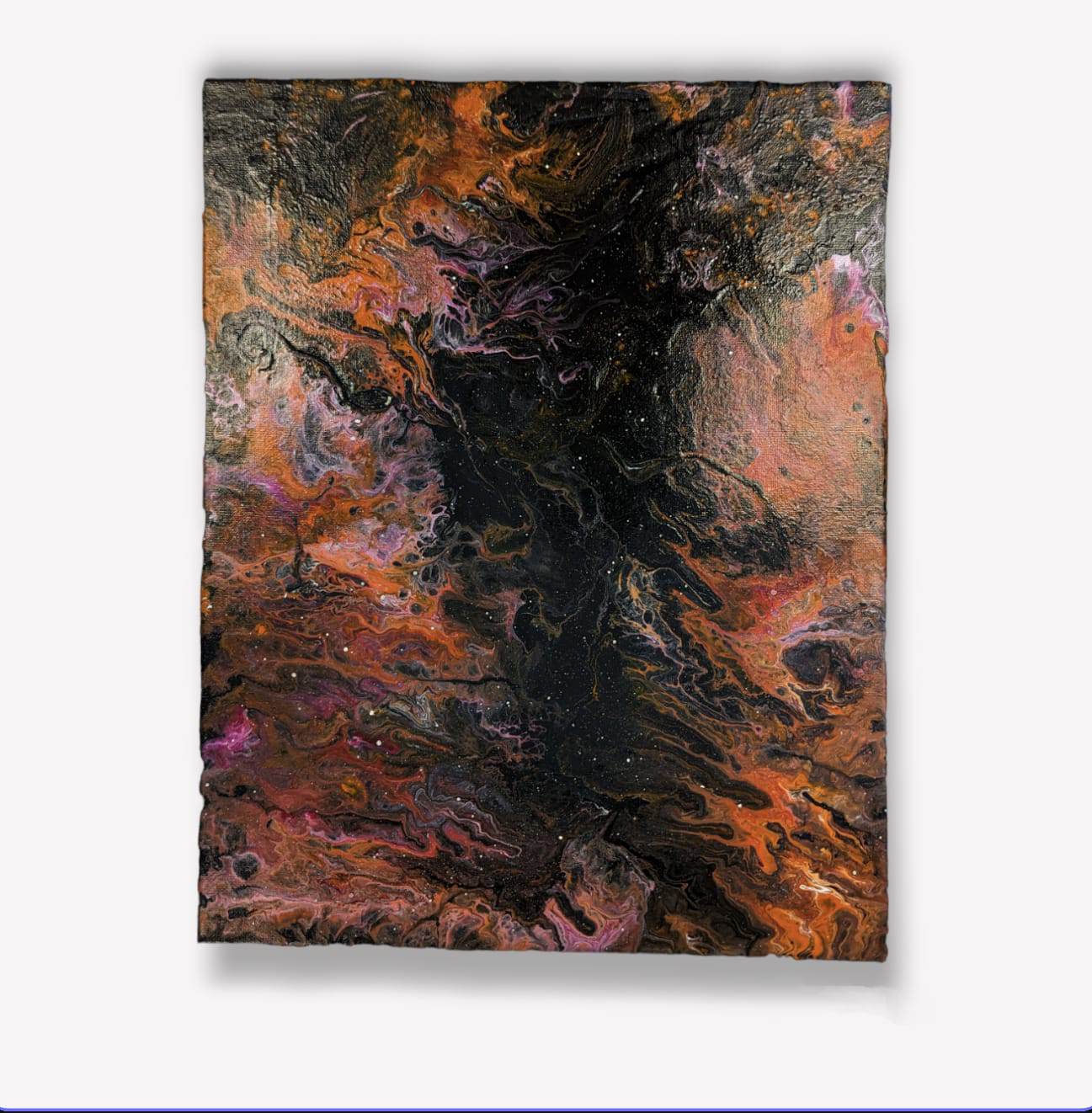 Paint poured pictures