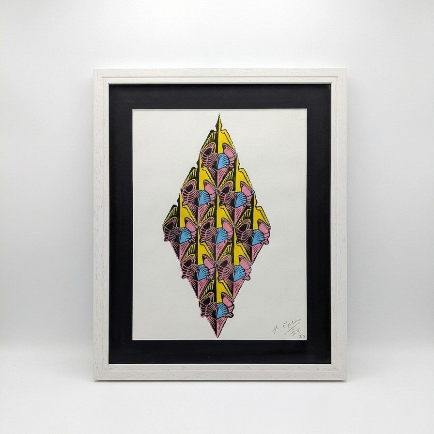"Diamond Tessellation" Framed Original Artwork | Matty Green