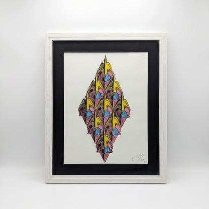 "Diamond Tessellation" Framed Original Artwork | Matty Green