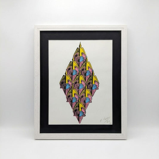 "Diamond Tessellation" Framed Original Artwork | Matty Green