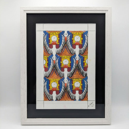 "Cuckoo Clock Study" Framed Original Artwork | Matty Green