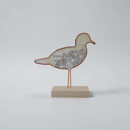 "Morecambe Gull" Wire Bird Sculpture | Like a Bird Out of Wire