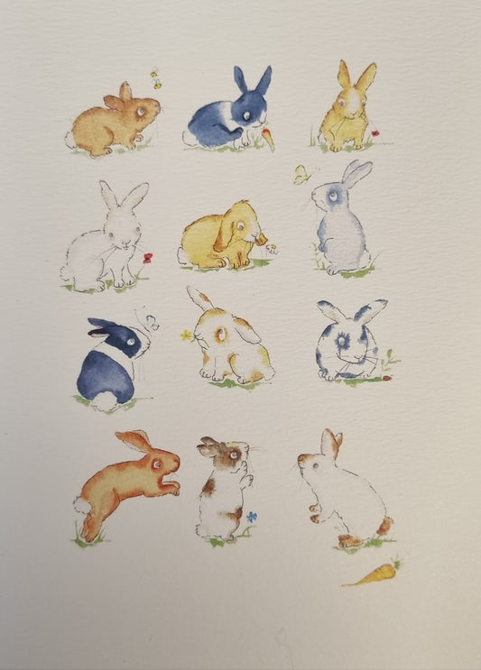 Monkey Boo Cards - Bunnies
