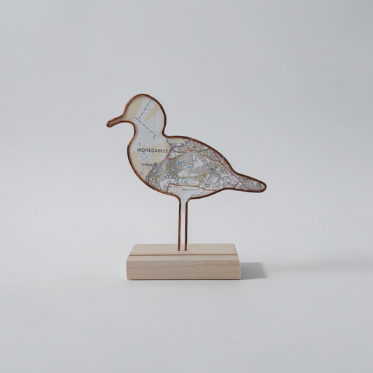 "Morecambe Dove" Wire Bird Sculpture | Like a Bird Out of Wire