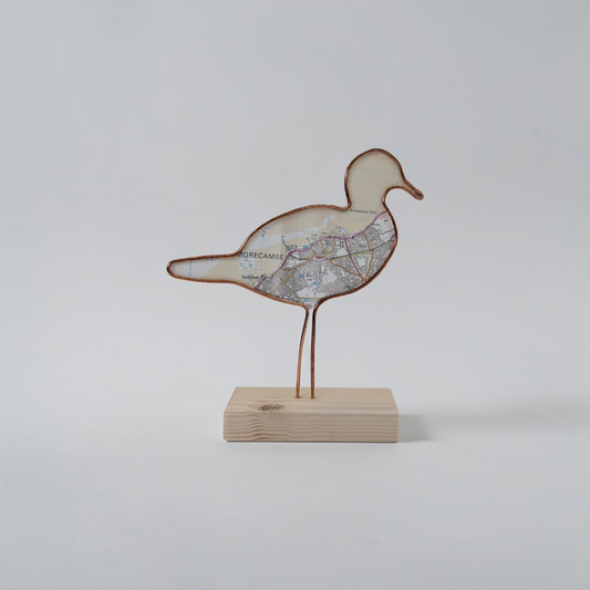 "Morecambe Gull" Wire Bird Sculpture | Like a Bird Out of Wire