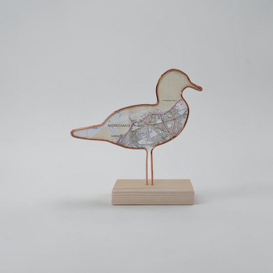 "Morecambe Gull" Wire Bird Sculpture | Like a Bird Out of Wire