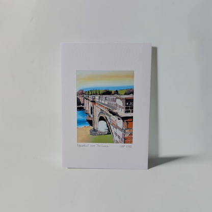 "Aqueduct over the Lune" Greeting Card | Linda Page