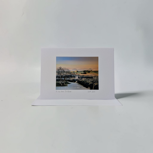 "A view from Beetham" Greeting Card | Linda Page