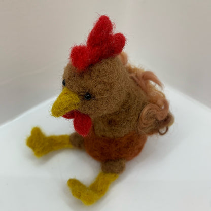 Felted Ornament - Chicken