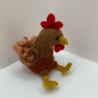 Felted Ornament - Chicken