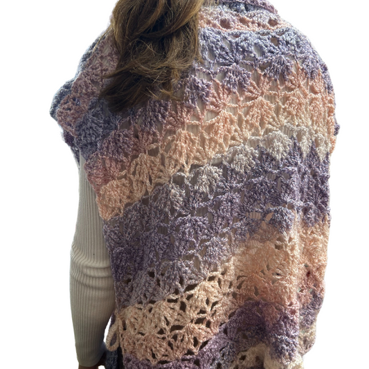 Crochet Roll Neck Poncho