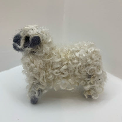 Felted Ornament - Curly Sheep