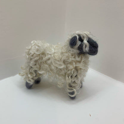 Felted Ornament - Curly Sheep