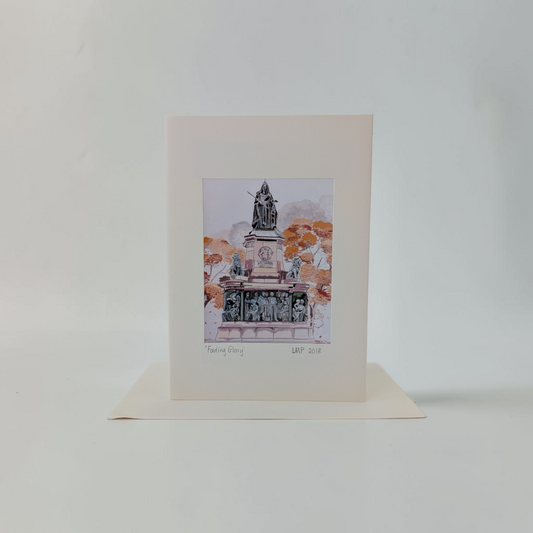"Fading Glory" Greeting Card | Linda Page