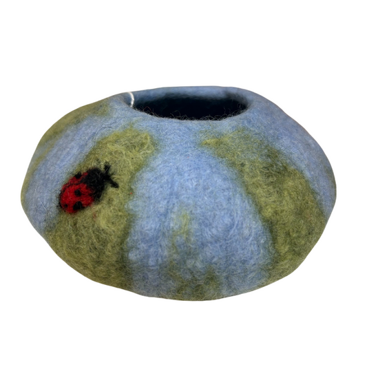 Felted Ornaments - Ladybird Bowl