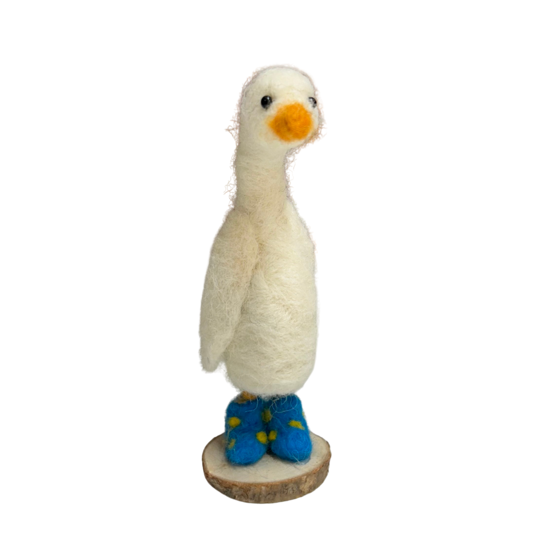 Felted Ornament - English Goose